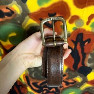 Mens Tecovas Brown Handmade In Mexican Genuine Leather Belt Size 42